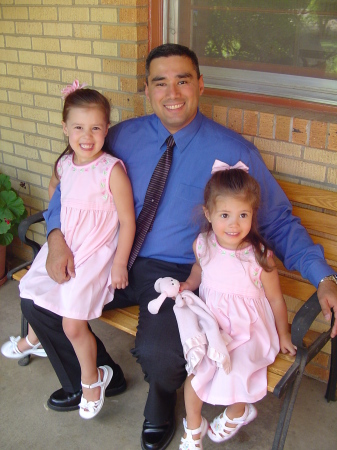 Husband, Tony and daughters