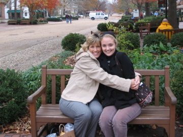 Danielle and me in Williamsburg, VA, Fall 2006