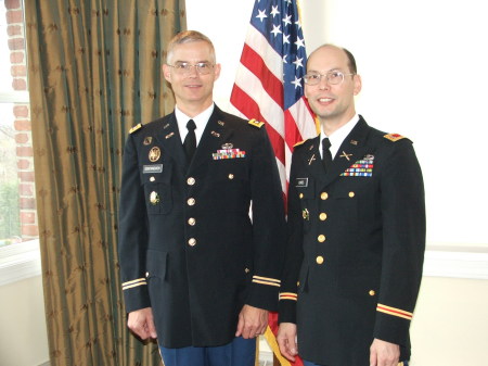 LTC Jim Demyanovich and CW5 Stephen Gomes