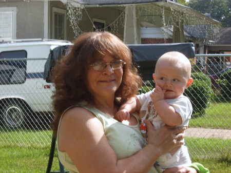 my granson Joey(8 mos) and myself