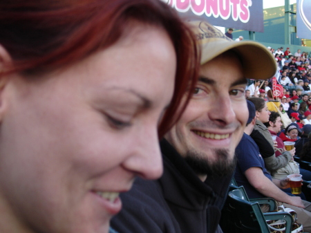 Erin and Gary at Fenway