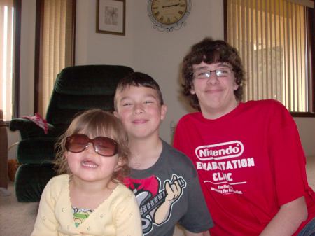 My daughter Makynna & stepsons Chase & Colten