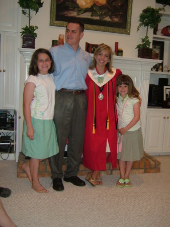 Randy Posey and his 2 girls and our niece, Holly Clapp May 2006