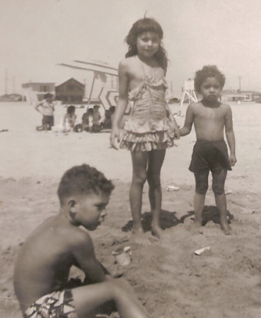 1954 Going Topless at Newport Beach