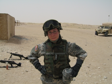 Krista On Duty In Iraq