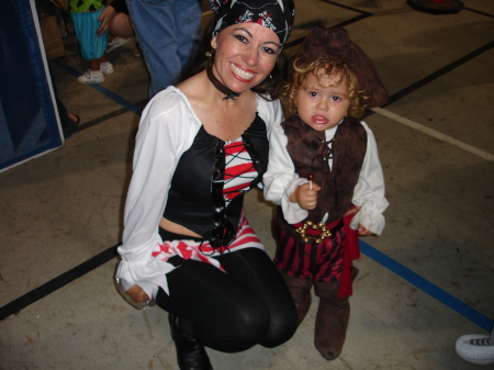 Maria and Son at Halloween