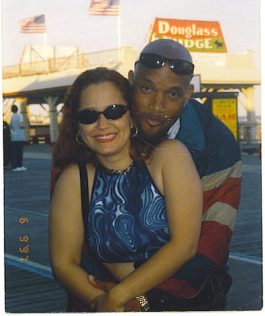 My Wife And I On Wildwood Boardwalk 1997