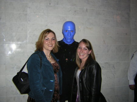 Alisyn, Blue Man & Samantha