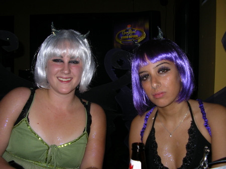 me and shannon on halloween