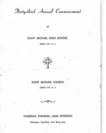 33rd Annual Commencement (1961)
