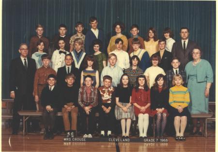 Mrs. Crouse's 7th Grade Class 1968