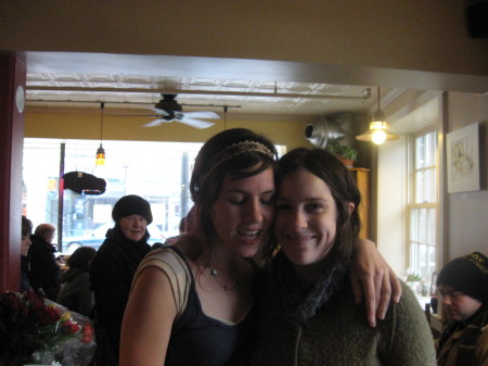 Suzannah (right) and friend, Jen.