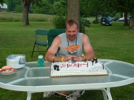 My Husband,  Larry, At his 40th Birthday Party