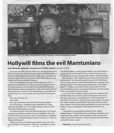 Hollywill in the papers