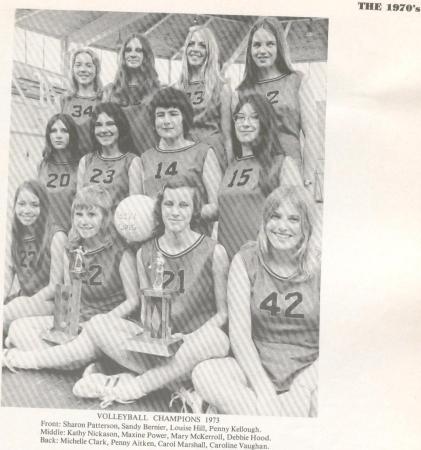 1973 Girls Sr. Volleyball