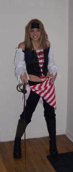 Shana's pirate outfit