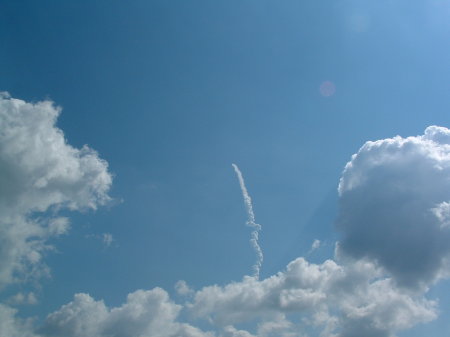 space shuttle takeoff