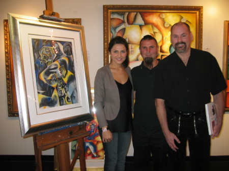 David & Scott with artist Nechita