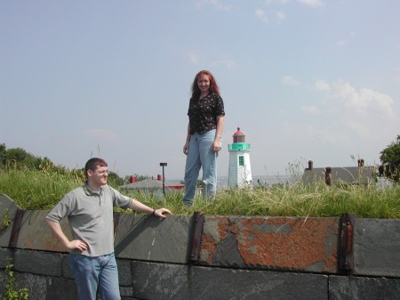 Keith & me in Fort Monroe, VA, June 2003