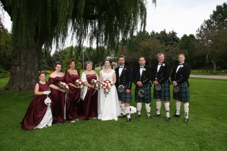 Our entire Wedding party