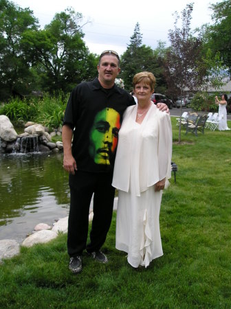 Mom and I for her bros' wedding July 06'  Reno NV