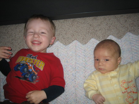 Ethan and Connor April 2008
