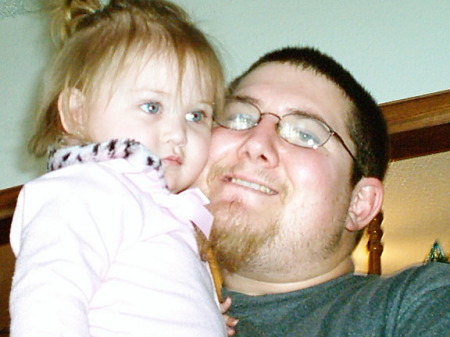My daughter and I. She is now 2.