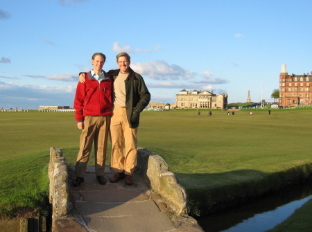 Tim and John Ledbetter at Dornack Golf club
