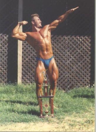 Post contest photos of my brother Jim after taking first place