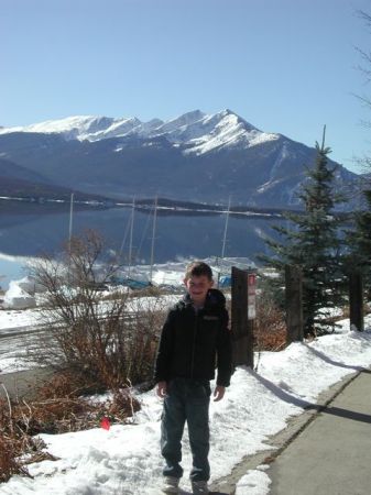 Ryan outside the Condo at Lake Dillon, Colorado Dec. 2006