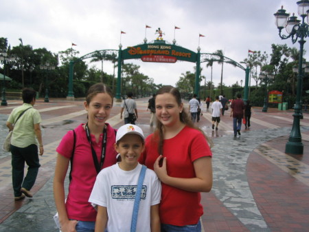 Kids at Hong Kong Disney