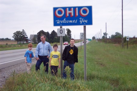 Indiana Ohio Border