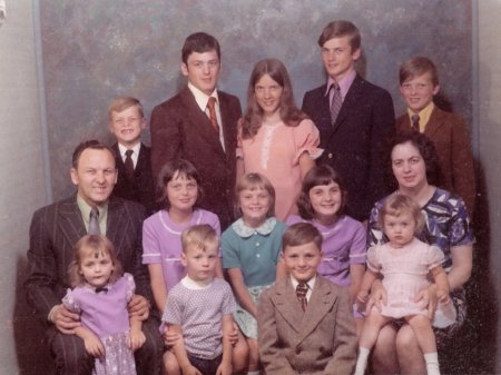 Family photo taken in 1972