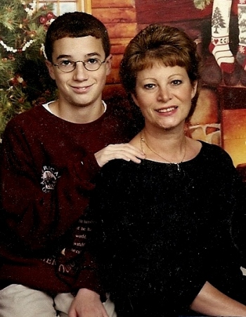 My son David and me - David was 12-years old