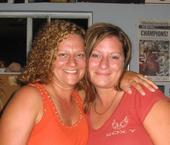 My sister Tina and me