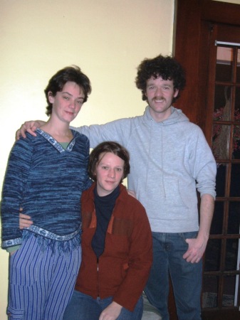 my 3 kids: Marjorie, Meta, & Martin, Jan '07