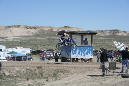 Blaise on his Yamaha YZ80