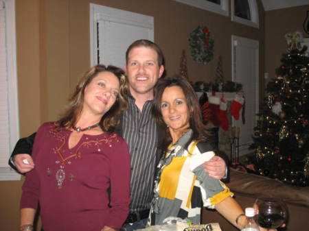 Me Marreon and Lake at Christmas Party 2007