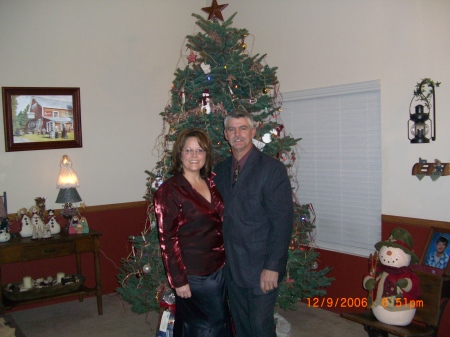 Me and my husband Kenny Christmas 2006