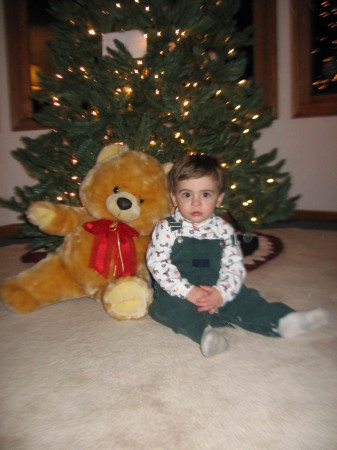 Dylan (20 mths) and "Big Teddy" Dec 2006