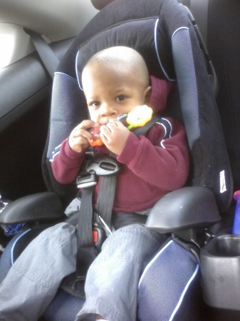 CJ in his seat