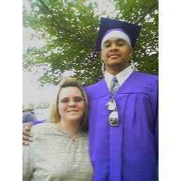 Fremont Ross graduation day....me and my son Antwone