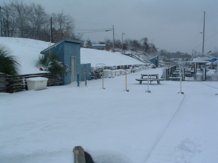 Winter on the boat!