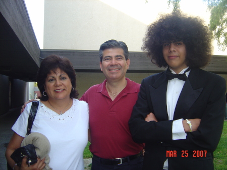 Music recital with my son Ricky at CSULB