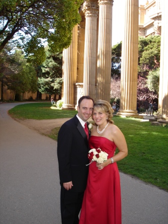 My husband and I at my brother's wedding in San Francisco