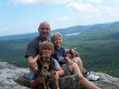 Jay, Justin and Jared ~and Pal - Maine '07