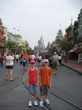 Kids at Magic Kingdom