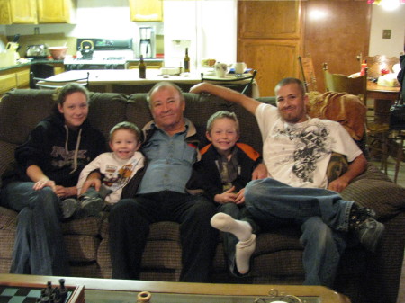 Ken, his son William and his Family