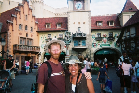 Kenny and I in "Germany" ... o.k. Epcot