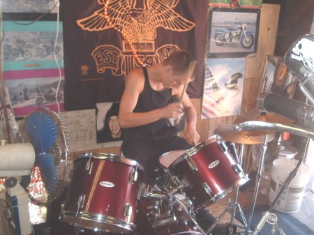 royal on drums